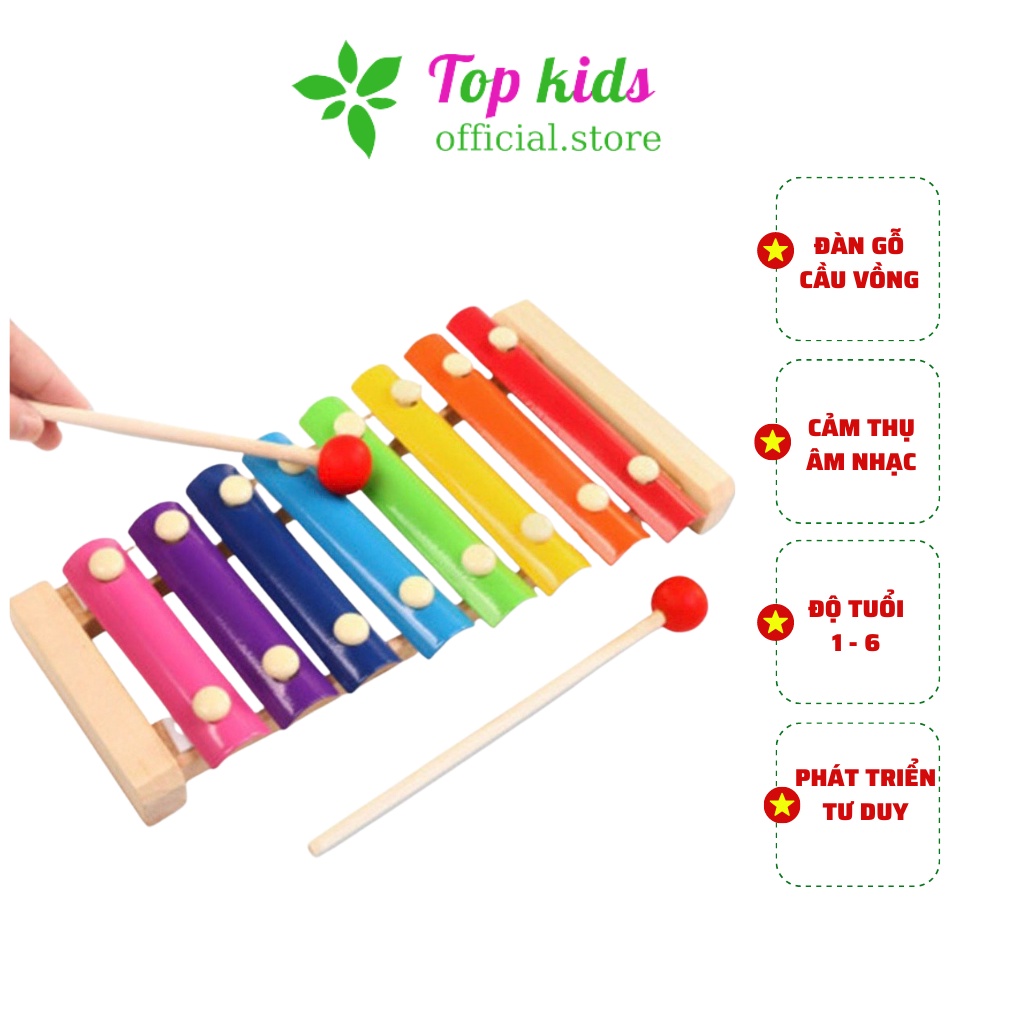 Đồ chơi giáo dục cho bé montessori combo 6 món đồ chơi gỗ thông minh cho trẻ phát triển trí tuệ TOPKIDS