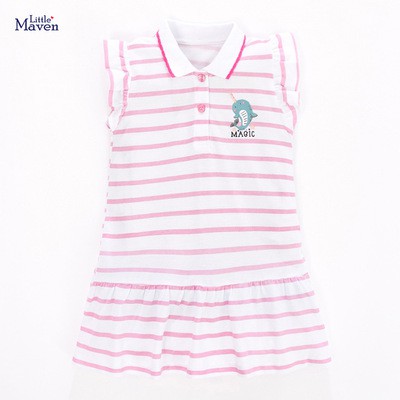 Váy Little Maven sọc cá heo