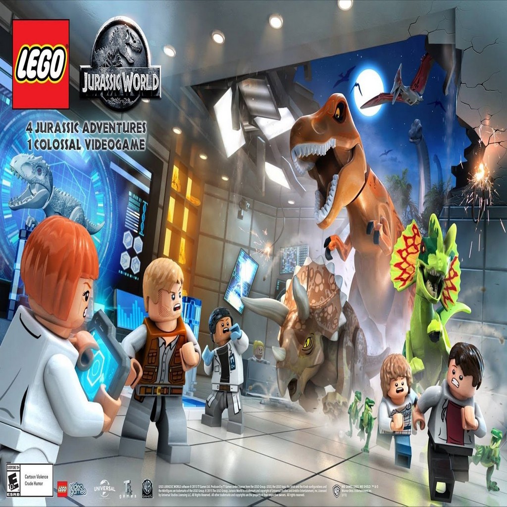 Đĩa Game PS4 - Lego Jurassic World