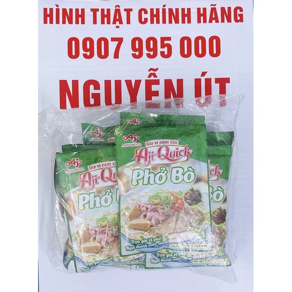 gia vị phở bò aji quick lốc 12 gói x 57g