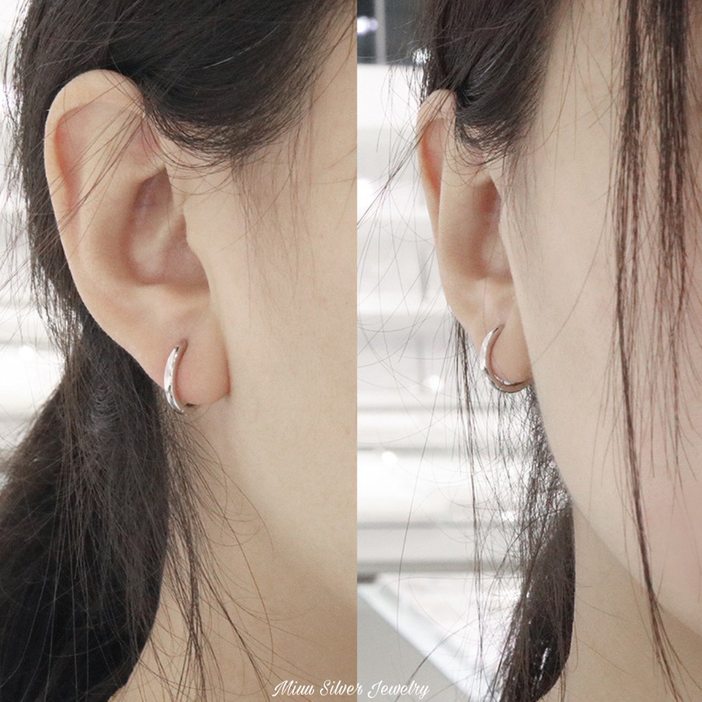 Bông tai vòng tròn unisex Hoop Earrings