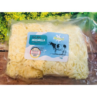 bao 1kg phô mai Mozzarella bào sợi thơm ngon
