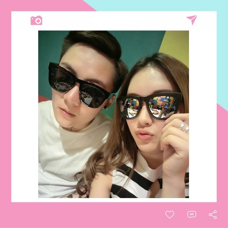 Kính Râm Nhiều Màu Tráng Gương Thời Trang KM12