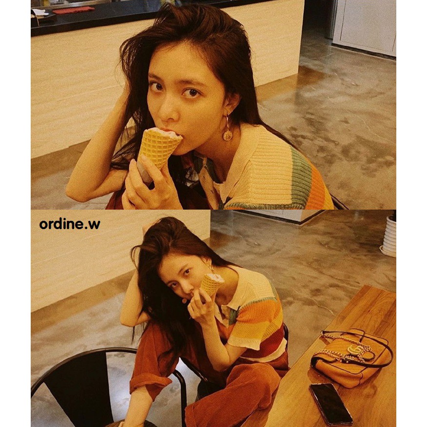 ORDER_áo polo len Cecilia Boey Tống Nghiên Phi sticker hoa ulzzang style | BigBuy360 - bigbuy360.vn