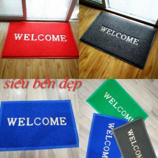 Thảm lau chân, thảm chùi chân welcome 40*60cm