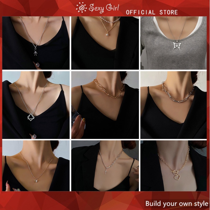 Vòng cổ Hợp Kim Mặt Thánh Giá Phong Cách Hàn Quốc Độc Đáo