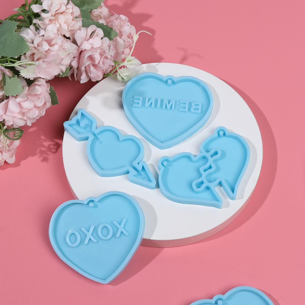 FOREVER Khuôn Làm Móc Khóa Bằng Silica Gel Chất Lượng Cao DIY