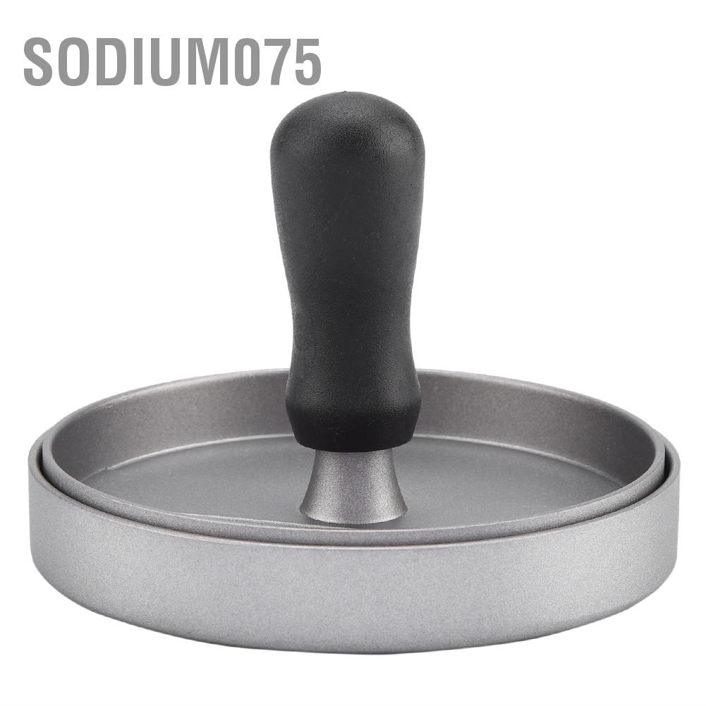 Sodium075 NonStick Round Shape Grill Press Meat Beef Maker Patty Mold Making Tool