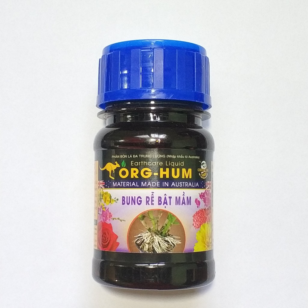 ORG HUM 100ml - Bổ Sung Axit Humic Và Axit Fulvic - Kích Rễ, Bật Mầm Cây - Phân Bón Đa Trung Vi Lượng Nhập Khẩu Úc