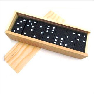 Cờ domino hộp gỗ