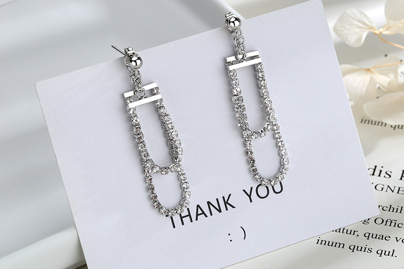 Khuyên Tai Tua Rua Dài Hai Lớp Đính Đá Zircon 22720