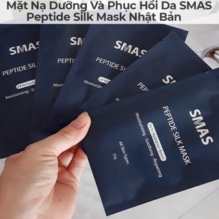 Mặt nạ dưỡng và phục hồi da smas peptide silk mask nhật bản