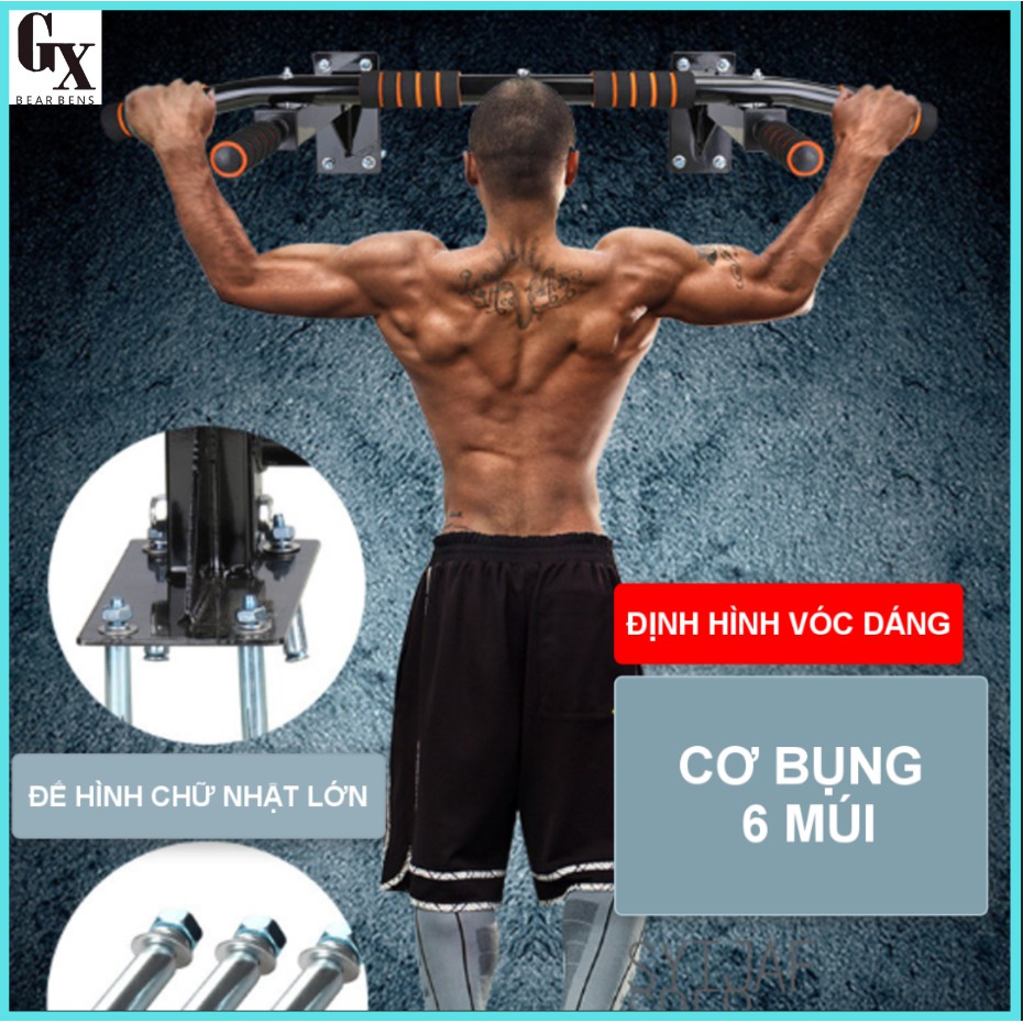 XÀ ĐƠN-XÀ KÉP GẮN TƯỜNG ĐA NĂNG, HỖ TRỢ TẬP GYM TẠI NHÀ HIỆU QUẢ