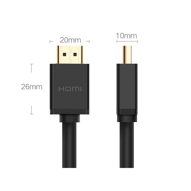 Cáp HDMI dài 20m cao cấp hỗ trợ Ethernet + 4k 2k HD104 chính hãng Ugreen 10112