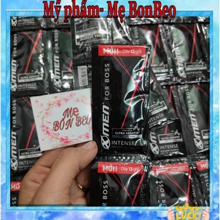 Dây 12 gói dầu gội Xmen for Boss Intense hương nước hoa