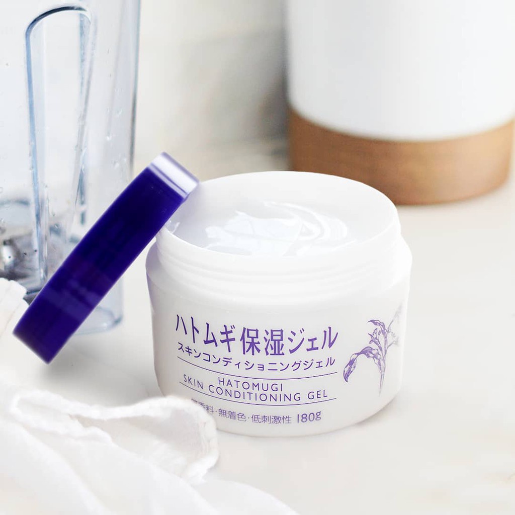 Gel Dưỡng Da Naturie Hatomugi Skin Conditioning Chiết Xuất Từ Hạt Cây Ý Dĩ 180g ( Mẫu 2022)