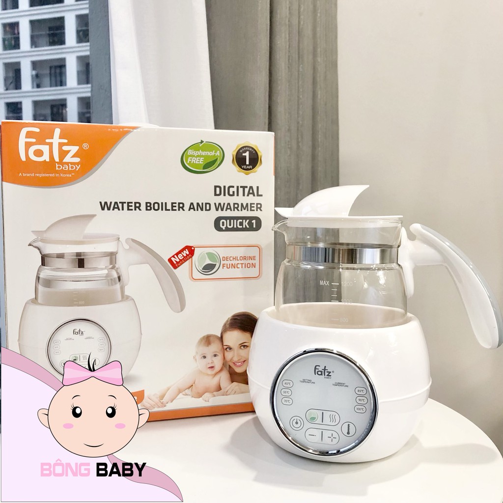 Bình đun và hâm nước điện tử Fatz (trắng) FB3505SL