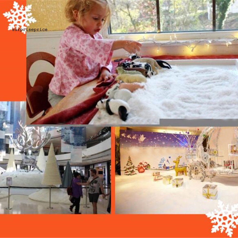 Bột tuyết nhân tạo có thể tái sử dụng trang trí giáng sinh/ tiệc cưới chất lượng cao