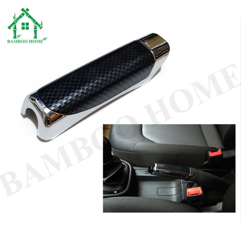 Bọc bảo vệ phanh ôtô BAMBOO HOME, miếng bọc bảo vệ phanh tay xe hơi tránh trầy xước và chống trơn trượt