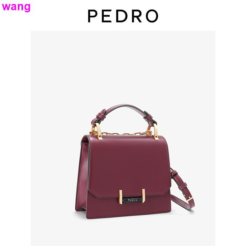 PEDRO Shoulder Bag PW2-76390027 Ladies Metal Chain Flip Portable Small Square Bag