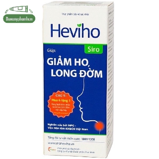 Siro Heviho - Hỗ trợ giảm ho, đau rát họng, long đờm