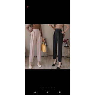 Quần baggy cạp cao 3 cúc