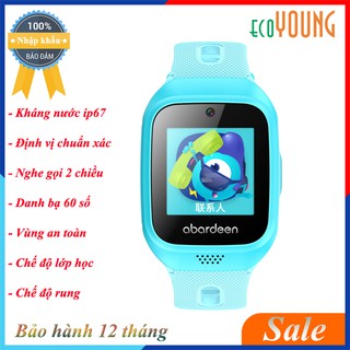 [Siêu sale] Đồng hồ định vị trẻ em Abardeen N200 - Chế độ rung - Chống nước - Xanh dương