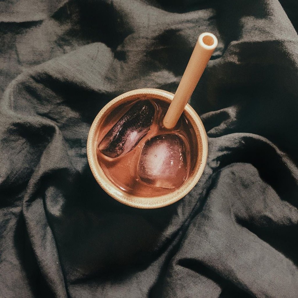 Ống hút tre (Bamboo Straws) hút trà sữa, hút sinh tố - Cọ rửa xơ dừa - Galihomecook | BigBuy360 - bigbuy360.vn