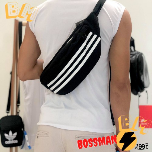 [TV 011] Túi Đeo Chéo Nam Unisex 3 Sọc - Thời Trang - Trẻ Trung - Phong Cách - Túi Bao Tử - BOSSMAN | BigBuy360 - bigbuy360.vn