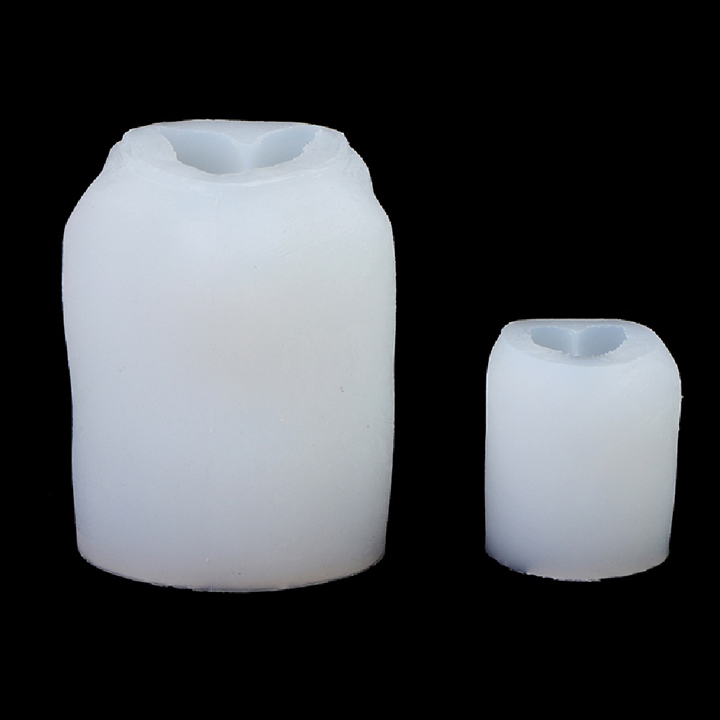 Khuôn Làm Nến Thơm Handmade Bằng Silicone Hình Chú Gấu Ngồi