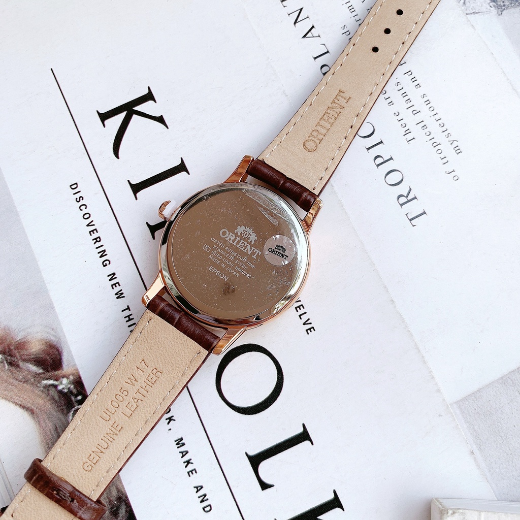 Đồng hồ đôi dây da Orient Sun and Moon SAK00003T0 RA-KA0002Y