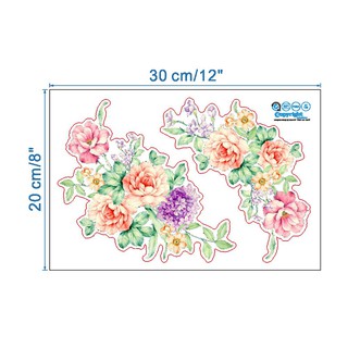 Decal Dán Tường Hình Hoa Mẫu Đơn