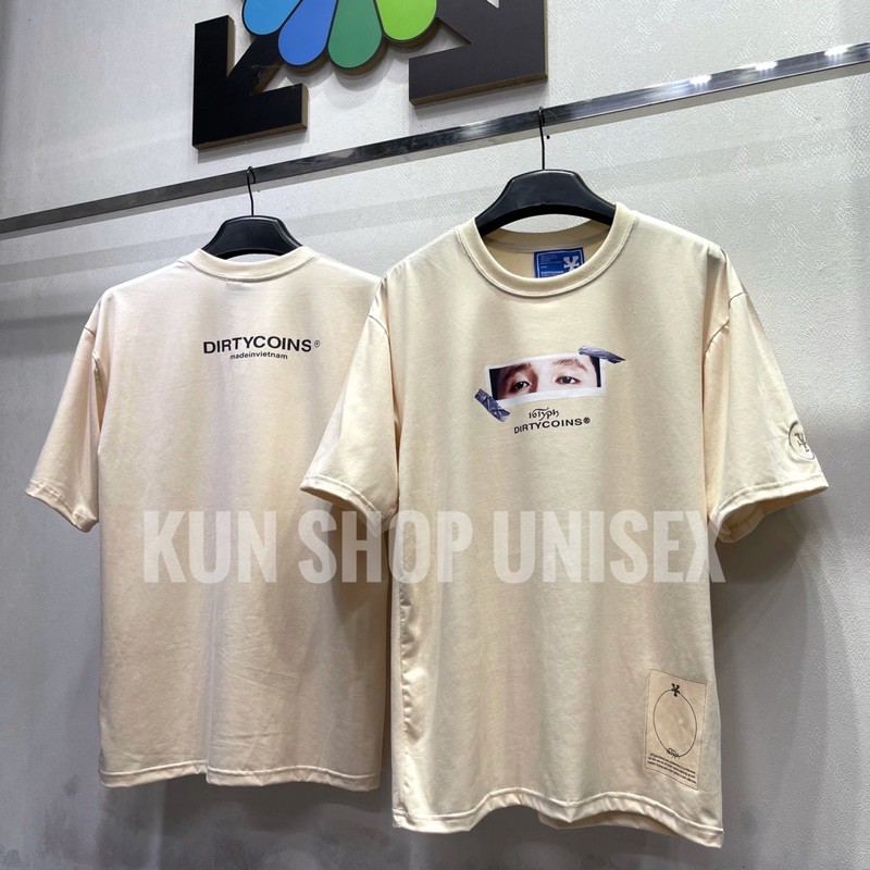 Áo thun tay lỡ Dirty coins 16Typh áo phông vải cotton nam nữ unisex Full tag Kun Shop