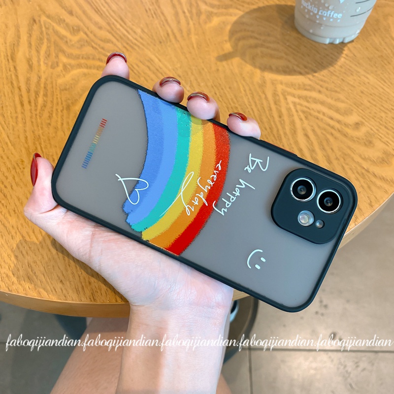 Ốp Điện Thoại Silicon Dẻo Họa Tiết Cầu Vồng Đơn Giản Cho samsung galaxy j2 j5 j4 j7 prime j6 j4 + plus core 2018 2015 zh2u
