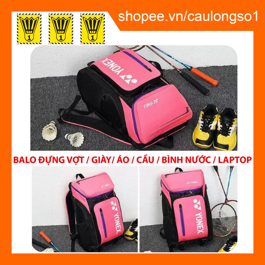 Balo cầu lông yonex mẫu mới đẹp dung tích lớn giá rẻ