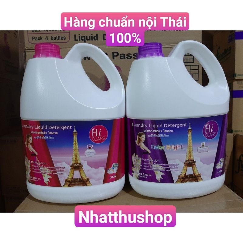 [Siêu rẻ HCM]Nước giặt xả Hiclass 3.5l Thái Lan[Nhatthushop]