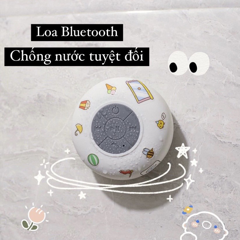 Loa Bluetooth Mini Không Dây, Loa Nhà Tắm Chống Thấm Nước, Nhỏ Gọn Tiện Dụng | BigBuy360 - bigbuy360.vn