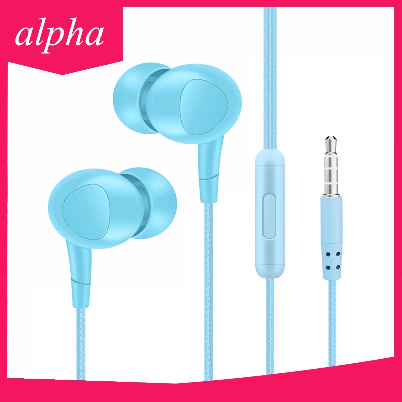 Tai nghe in-ear đa năng giắc cắm 3,5 mm có micrô cho điện thoại Apple Samsung Android