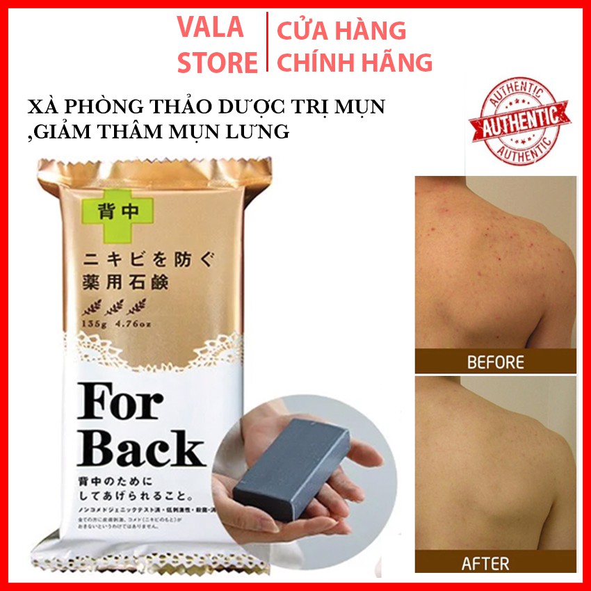 Xà phòng giảm mụn lưng For Back Pelican 135g Nhật Bản