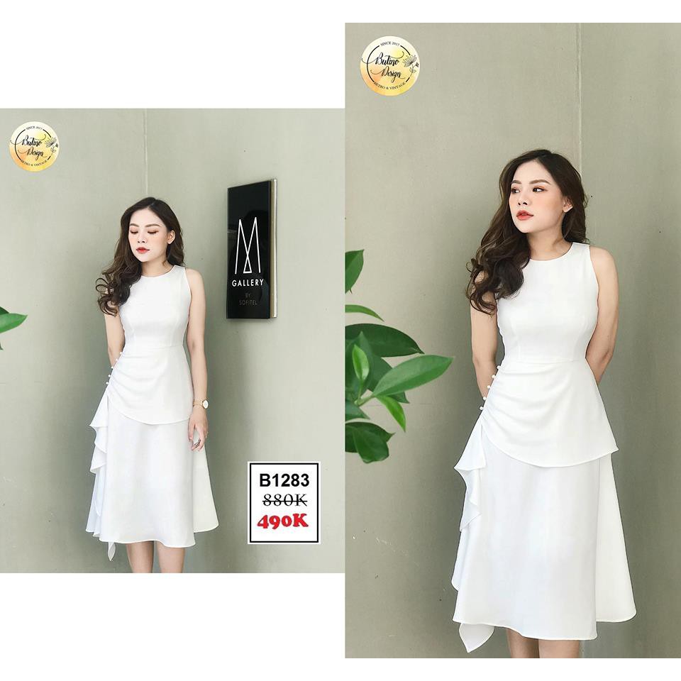 Váy đầm xòe Zandy Trắng B1283 BUTINO SHOP - 3 màu