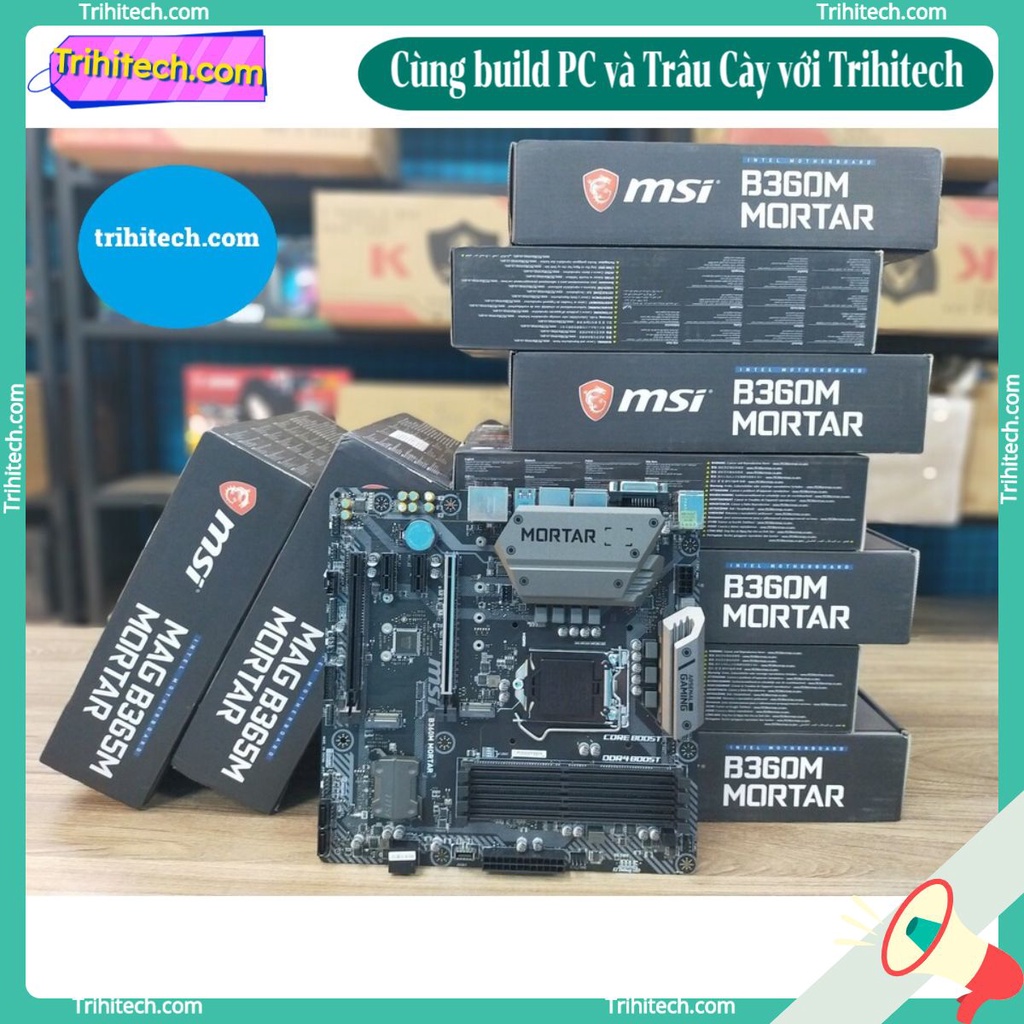 Mainboard MSI B360M MORTAR Fullbox -Bảo hành 24 tháng