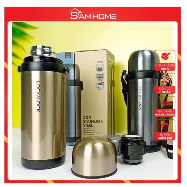 Bình Giữ Nhiệt Cao Cấp Lock&Lock LHC4153 LHC1439 1000ml, LHC6800FU 500ml - Hàng Chính Hãng