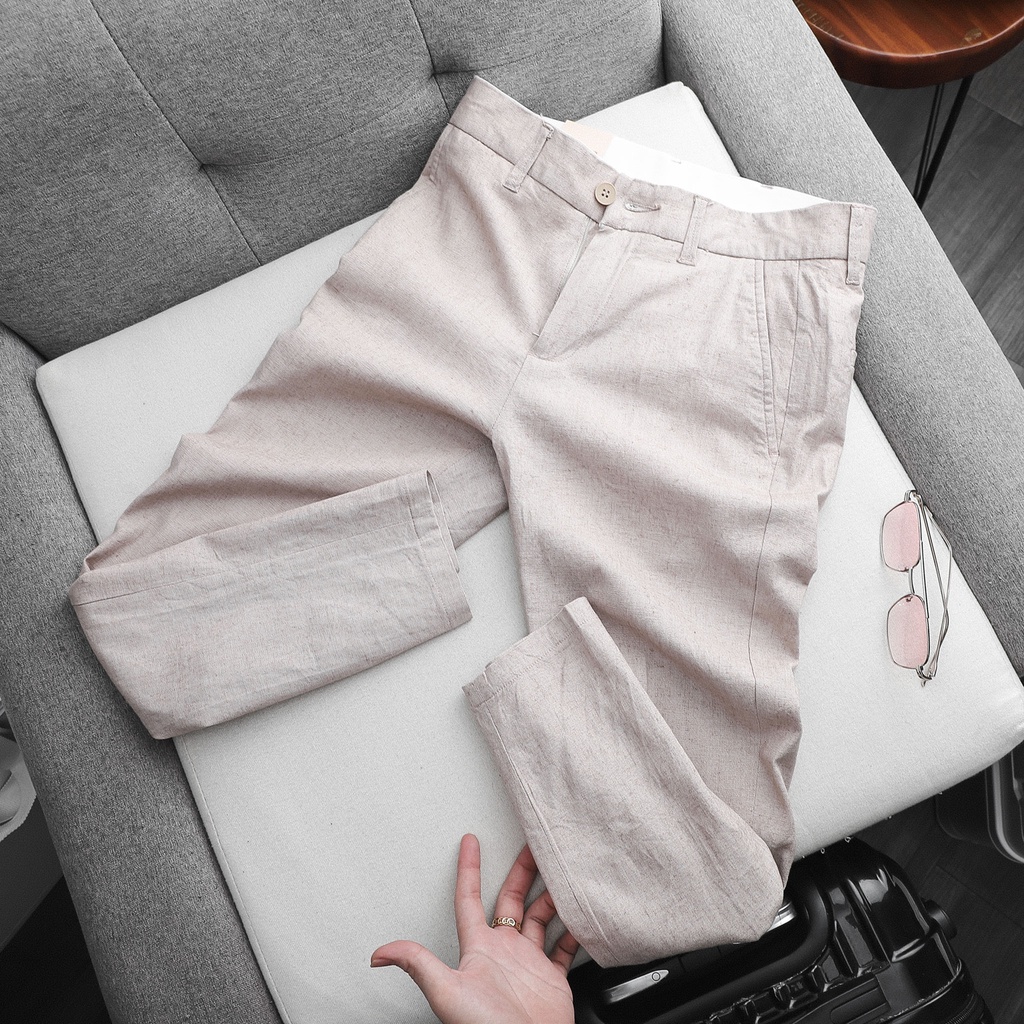 Quần Dài Nam Numbi Trơn 3 Màu Thể Thao Thời Trang,Vải Linen Cao Cấp QK001475 , SOMEHOW