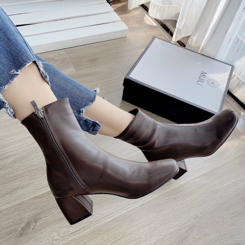 Boots Nữ Da Lì 3 Màu Siêu HOT | BigBuy360 - bigbuy360.vn