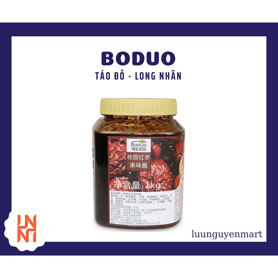 Mứt Boduo Táo Đỏ Long Nhãn