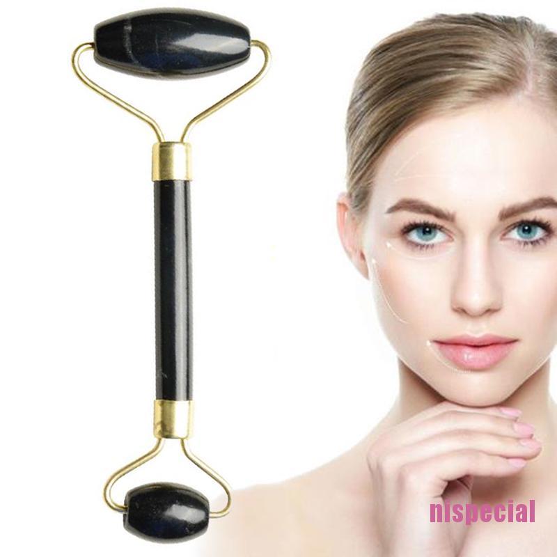(Hàng Mới Về) Cây Lăn Mát Xa Bằng Đá Ngọc Bích Tự Nhiên Tiện