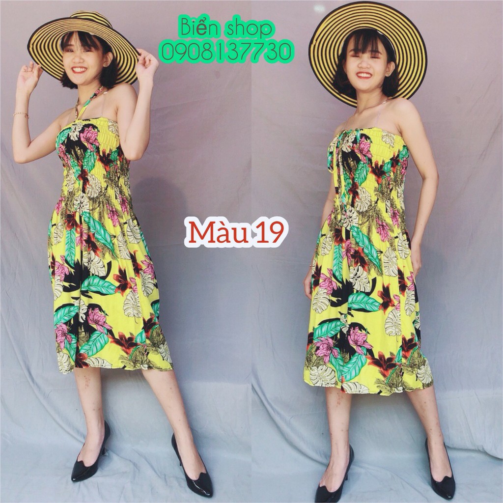 đầm maxi lanh thái mặc không nhăn | BigBuy360 - bigbuy360.vn