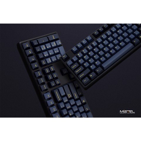 Bàn Phím Cơ Không Dây Chính Hãng MISTEL Sleeker X-VIII Glaze Blue BLUETOOTH Cherry MX Bảo Hành 24 Tháng