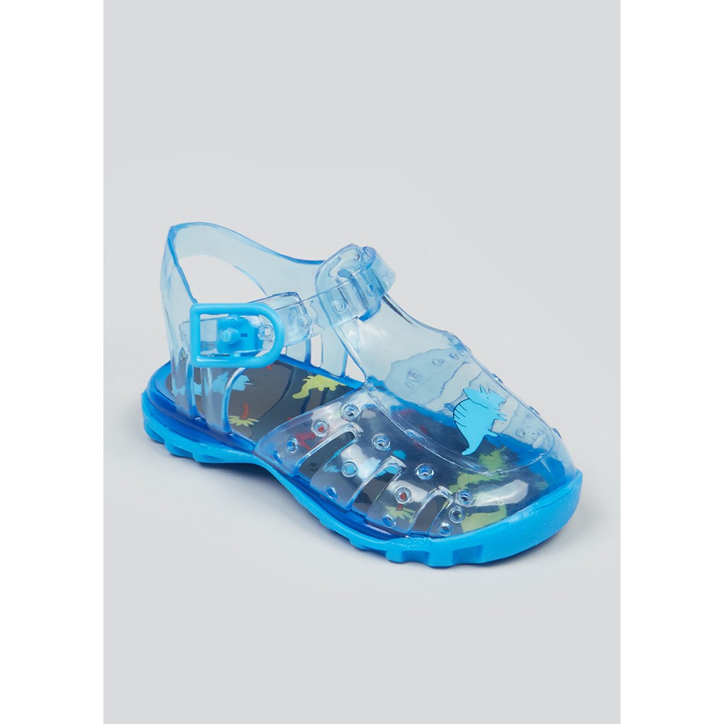 Sandal jelly xanh khủng long Matalan sz 9-12m_hàng chính hãng Anh