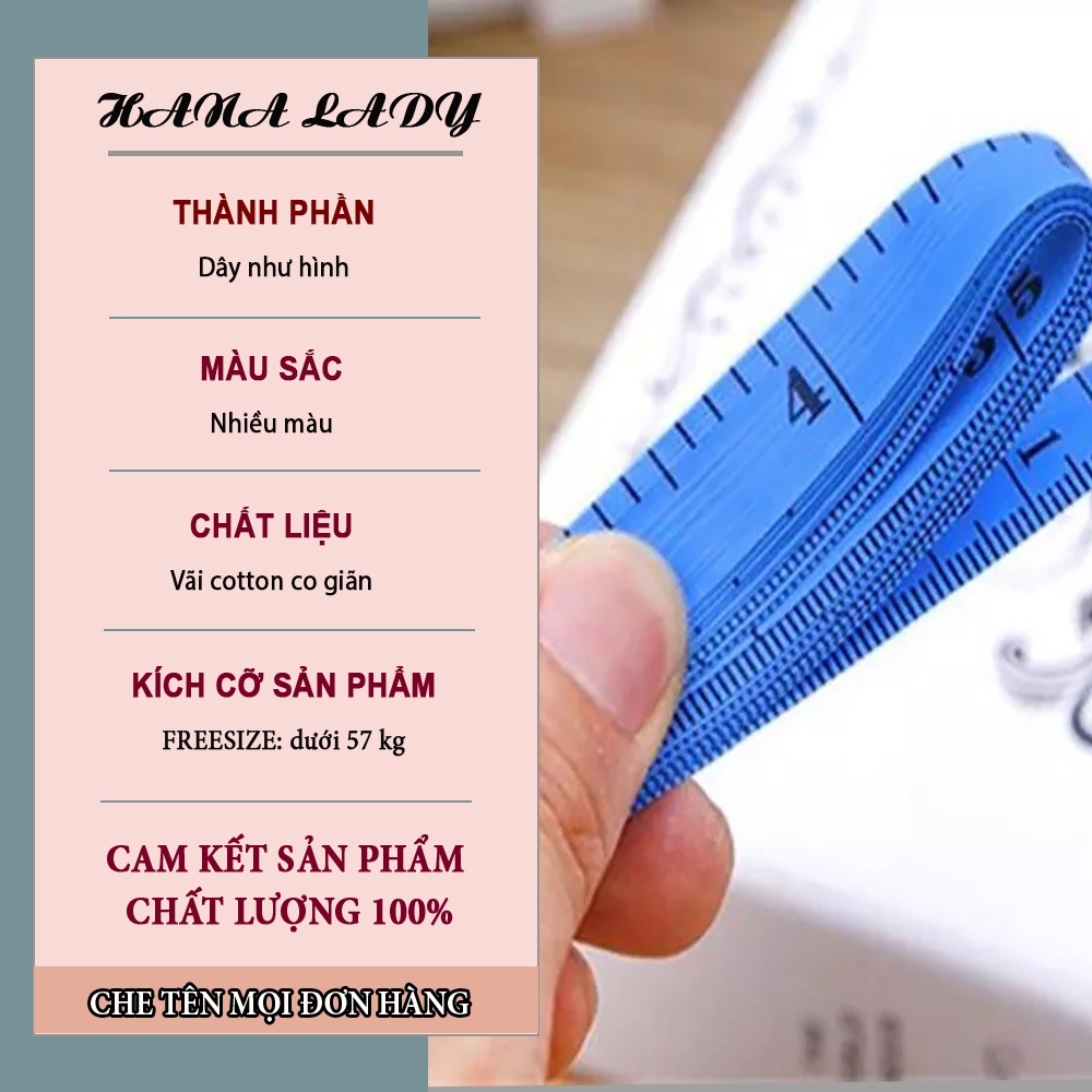 Thước dây mềm nhiều màu, đồ ngủ nữ váy ngủ HanaLadyStore quà tặng tri ân khách hàng T01